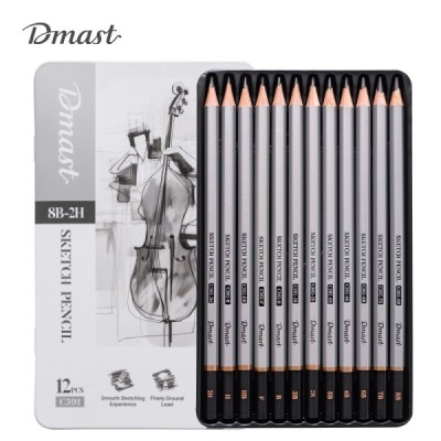 Deli EC391 Dmast Set de crayons d’esquisse