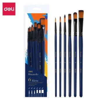 Deli EC277 Set de pinceaux pour aquarelle