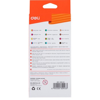 Deli-EC00520 Dual Colored Pencil