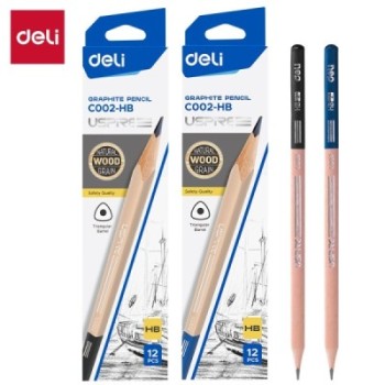 Crayon graphite Deli-EC002-HB