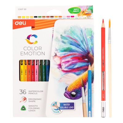 Crayon aquarelle Deli-EC00730