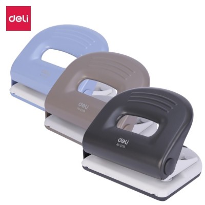 Deli-E0119 Perforateur métallique à 2 trous 25 feuilles