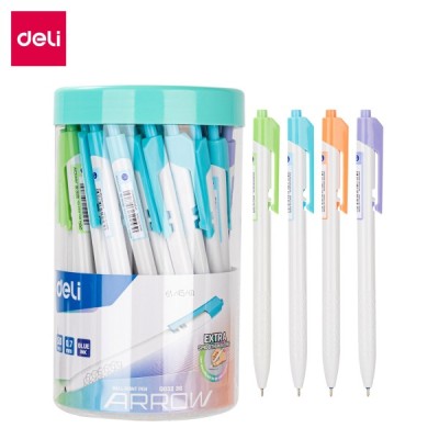 Stylo Rétractable Deli EQ03236 0.5mm Bleu