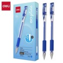 Deli-E6600S Bleu E6600S Stylo Gel Cap Softgrip Pointe Ogive 0