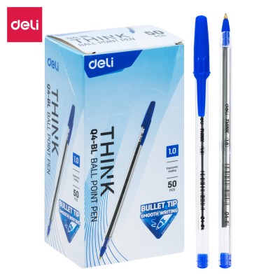 Stylo a Bille Deli EQ4-BL 1 mm Bleu