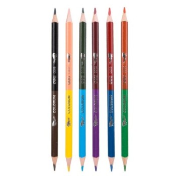 Deli-EC00500 Dual Colored Pencil