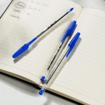 Stylo a Bille Deli EQ4-BL 1 mm Bleu