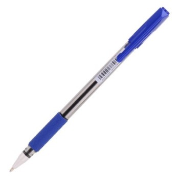 Stylo a Bille Deli Soft Grip 1mm Bleu