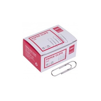 Boîte de 100 Trombones Deli E0018 29 mm