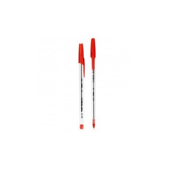 Stylo a Bille Deli EQ4-RD 1 mm Rouge