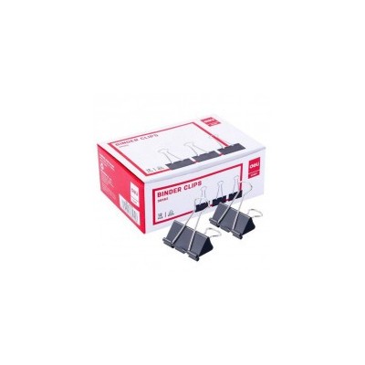 BINDER CLIP 41MM DELI E38562 PQ/12
