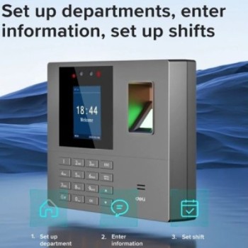 Pointeuse Deli ES161 À Empreintes Digitales