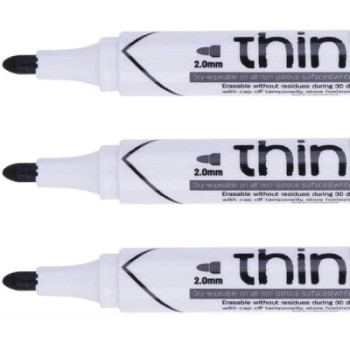 Marqueur Tableau Blanc Deli EU00120 Noir