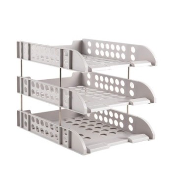 Corbeille à Courrier Deli E9217 Blanc