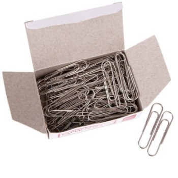 Boîte de 100 Trombones Deli E39712 33 mm