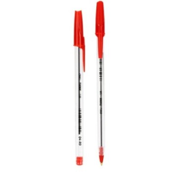 Stylo a Bille Deli EQ4-RD 1 mm Rouge