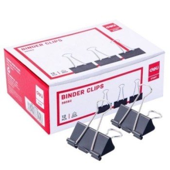 BINDER CLIP 41MM DELI E38562 PQ/12