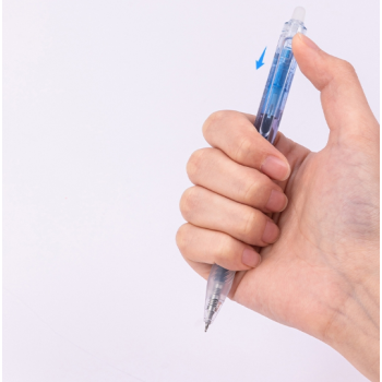 Stylo gel rétractable à changement de couleur Deli SA230, pointe 0,5 mm, lot de 4