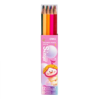 Crayons de couleur Deli EC117-12