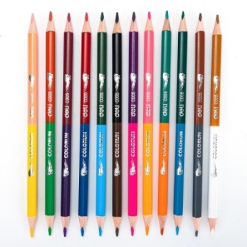 Deli-EC00520 Dual Colored Pencil