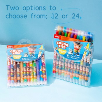 Deli-EC223-12 Crayon Leastwise