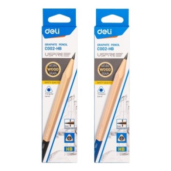 Crayon graphite Deli-EC002-HB
