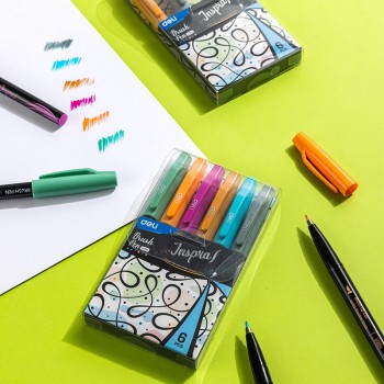 Stylo pinceau Deli-EU304 [POCH 6] Inspiral