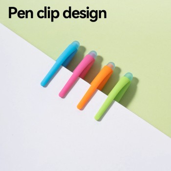 Stylo gel effaçable Deli-EG163-BL 0,5MM [PQT 12] BLEU