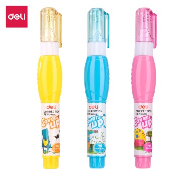 Liquide correcteur scolaire Deli-E39299 STYLO CORRECTEUR 7ML [PRES 24] ASSORTI