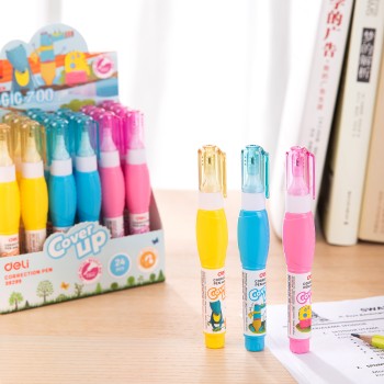Liquide correcteur scolaire Deli-E39299 STYLO CORRECTEUR 7ML [PRES 24] ASSORTI