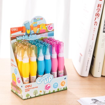 Liquide correcteur scolaire Deli-E39299 STYLO CORRECTEUR 7ML [PRES 24] ASSORTI