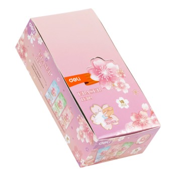 Gomme Deli-EH309 SCOLAIRE ASSORTI [PQT 24]