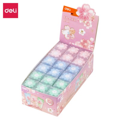 Gomme Deli-EH309 SCOLAIRE ASSORTI [PQT 24]
