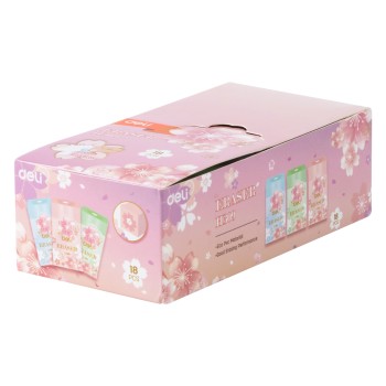 Gomme Deli-EH309 SCOLAIRE ASSORTI [PQT 24]