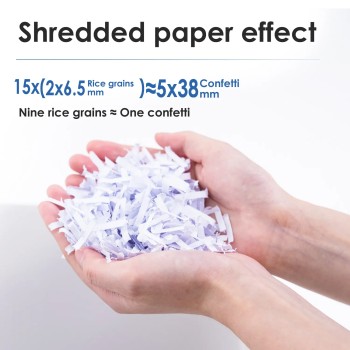 DESTRUCTEUR DE PAPIER 10F 20L NOIR