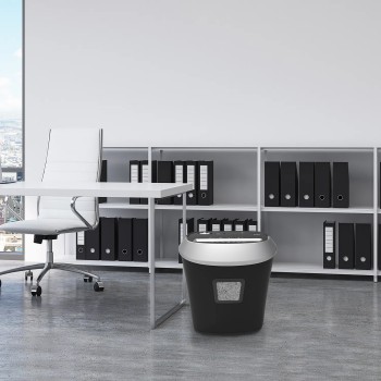 DESTRUCTEUR DE PAPIER 10F 20L NOIR