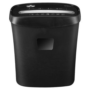 DESTRUCTEUR DE PAPIER 8F 15L NOIR (+TROMBONES & AGRAFFES)