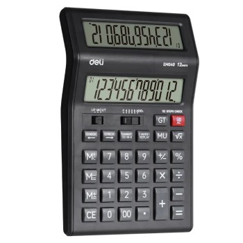 CALCULATRICE DE BUREAU 12D EM049 NOIRE