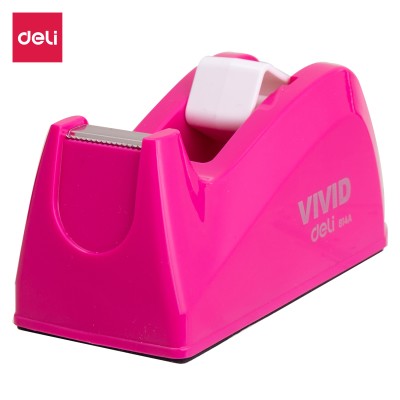 Devidoir Distributeur de ruban adhésif Deli-E814A-ROSE