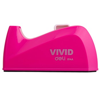 Devidoir Distributeur de ruban adhésif Deli-E814A-ROSE