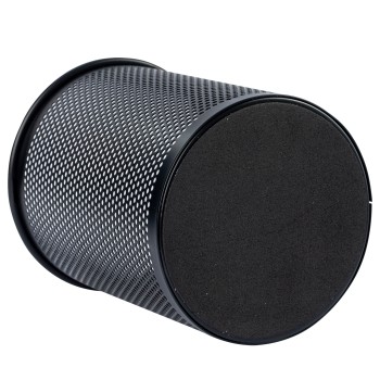 PORTE STYLO CIRCULAIRE MTAL 84X106MM 95.5G NOIR