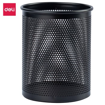 PORTE STYLO CIRCULAIRE MTAL 84X106MM 95.5G NOIR
