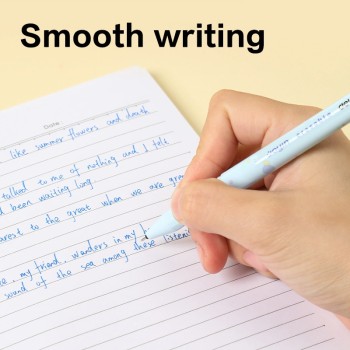 STYLO GEL RASABLE 0,5MM [PQT 12] BLEU