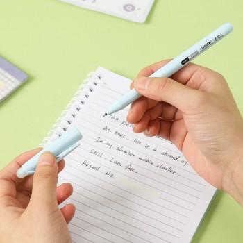 STYLO GEL RASABLE 0,5MM [PQT 12] BLEU