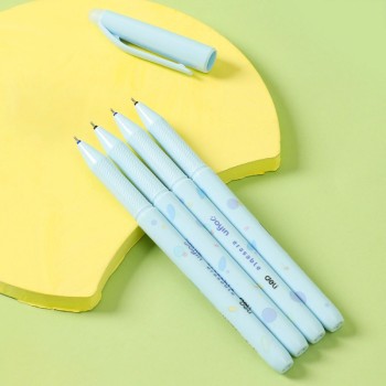 STYLO GEL RASABLE 0,5MM [PQT 12] BLEU