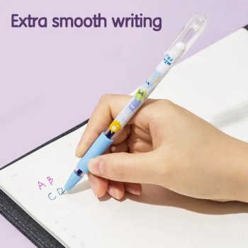 STYLO GEL 0,5MM [PQT 12] BLEU