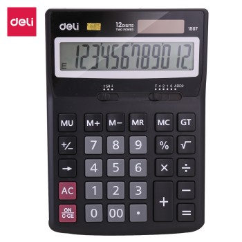 CALCULATRICE DE BUREAU 12D 169X122MM NOIRE