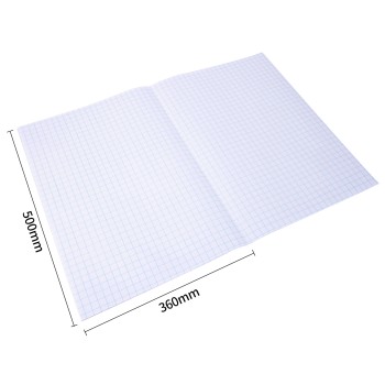 COUVRE LIVRE ADHESIF 50X36CM MIRROR SURFACE