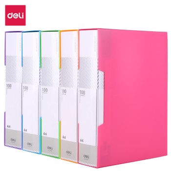 PORTE DOCUMENTS PESONALISABLE A4 100P ASSORTI