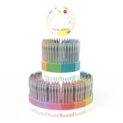 Stylo gel couleur Deli-EG118-J